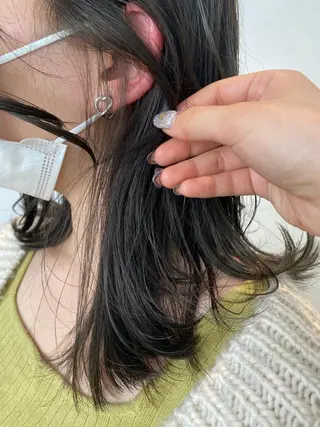 ミディアム カラー RISAKO レイヤーカット🎀のヘアスタイル