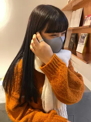 ロング カラー 砂原 ひよりのヘアスタイル