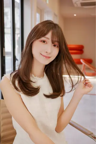 ミディアム La Bonheur hair reve 池袋西口所属・コテ巻き風パーマ /志村大成のヘアスタイル