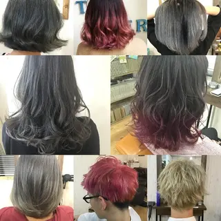カラー ショート ヘアカラー&縮毛矯正 STAR☆RIVERのヘアスタイル