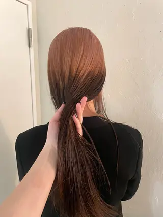 ロング Chikashitsu/Then所属・mana/ハイトーン /ヘアセット🎀のヘアスタイル