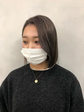 ミディアム ❤︎︎韓国ヘア❤︎︎ 𝑺𝒉𝒊𝒉𝒐のヘアスタイル