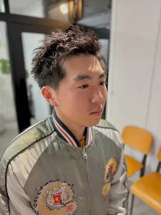 ショート メンズ there_ Issaのヘアスタイル