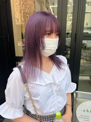 ロング 似合わせカラーの達人 ダブルカラー/森栄範のヘアスタイル