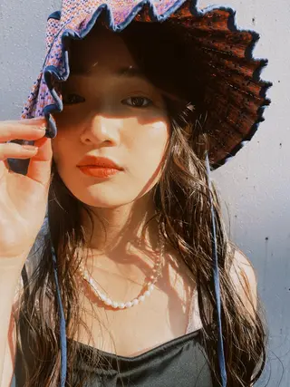 ロング カラー ヘアアレンジ ami eyeを可愛く♡のマツエク・マツパデザイン