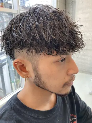 ショート パーマ メンズ SENTA✨メンズ パーマ✨fifth栄のヘアスタイル