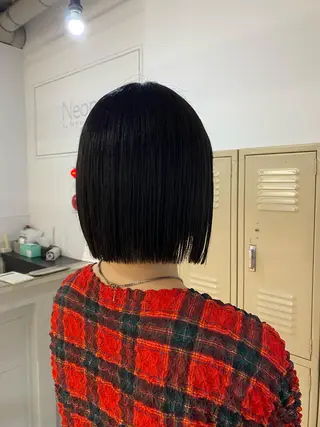 ショート ｱｵﾇﾏﾐﾕ☁️ /ボブ/ハイトーン/のヘアスタイル