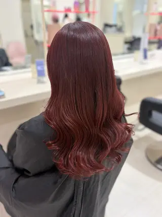 カラー 暖色ガーリーヘア🎀 MEARI🩰のヘアスタイル