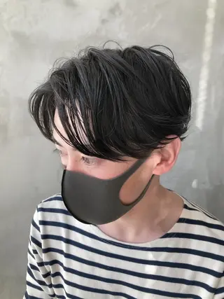 ショート パーマ メンズ 波巻きスパイラルパー マ/シャドウパーマ駿のヘアスタイル