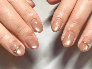 ネイル 🫧ちゅるん/韓国 Ayano𓈒🎀のネイルデザイン