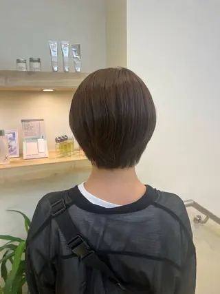 ショート コテ巻き風パーマ🫧 麻尋のヘアスタイル