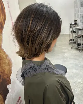 ミディアム パーマ 大塚斗真(カ ットモデル募集🙌)のヘアスタイル