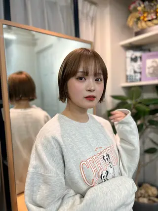 ミディアム 山中 欧輔のヘアスタイル