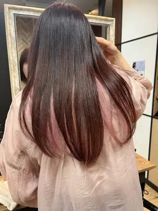 セミロング カラー L'aube ami /キイチのヘアスタイル