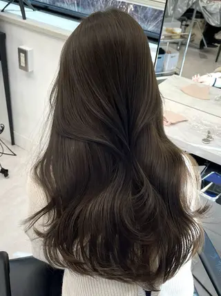 セミロング カラー パーマ ヘアアレンジ 韓国ヘア×2way 🇰🇷和知拓郎のヘアスタイル