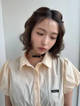 カラー ブリーチなしカラー/ パーマ/おとは🦖♡のヘアスタイル