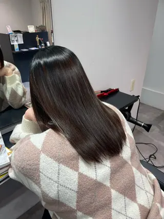 ミディアム パーマ baron.所属・庄内＊三国baron ANJUのヘアスタイル