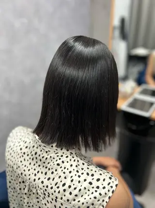 ミディアム ハイトーン×艶カラー 🤍MIZUKIのヘアスタイル