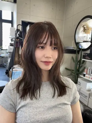 ミディアム STAYGOLD所属・STAYGOLD⭐️ NANAMIのヘアスタイル