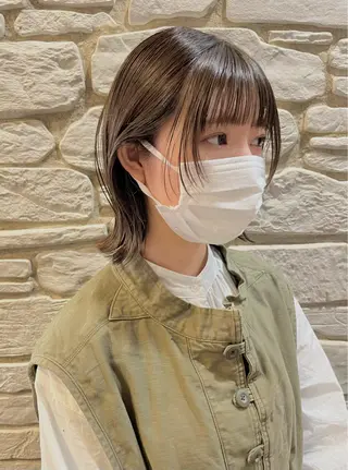 ショート カラー ヘアアレンジ 溝口 ひなこのマツエク・マツパデザイン
