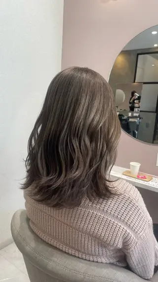 ミディアム カラー 🩵髪質改善カラー / Rion🩵のヘアスタイル