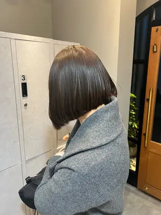 ショート カラー 神戸ボブ✂️ ioe三宮/田 伸佳のヘアスタイル