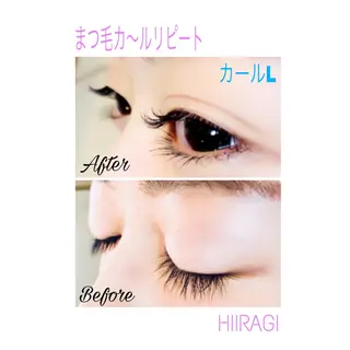 マツエク・マツパ 美容室 HIIRAGIのマツエク・マツパデザイン