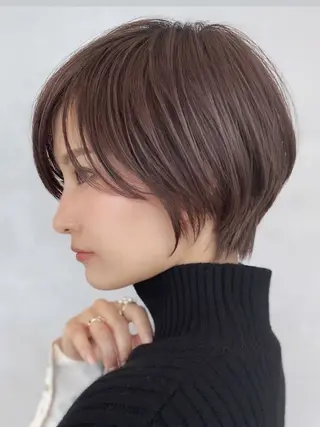 ショート カラー 深谷 侑亮のヘアスタイル