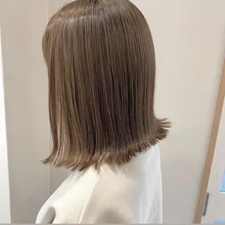 ミディアム カラー 奥村 奈々加のヘアスタイル
