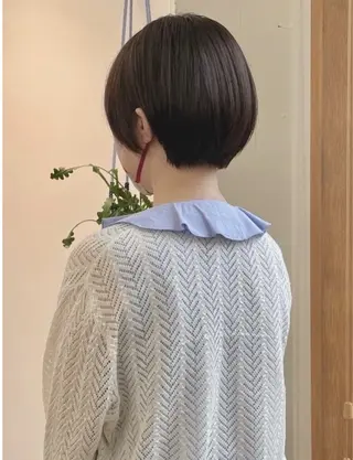 ショート カラー 立川透明感color YUJIのヘアスタイル