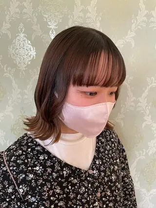 ミディアム EARTH中島 秋桜久のヘアスタイル