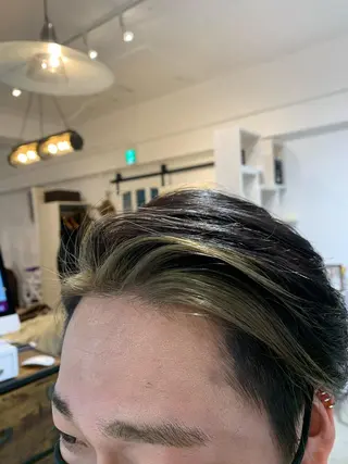 ミディアム カラー ヘアアレンジ メンズ ネイル Sia中野新橋 『JUNYA』のヘアスタイル