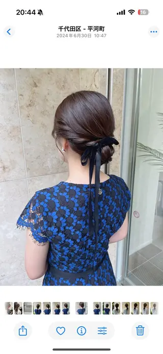 ヘアアレンジ たかや みなみのヘアスタイル