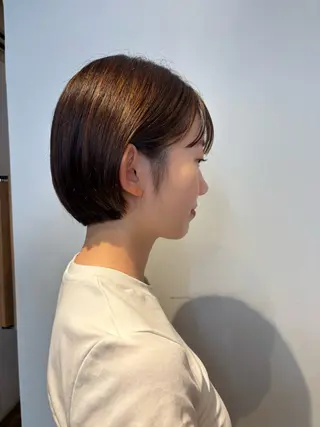 ショート ウシロダ メグミ ／ボブ／透明感カラーのヘアスタイル