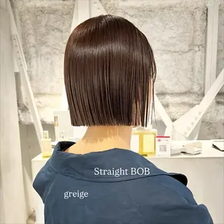 ショート カラー 切りっぱなしBOB 職人💜Anzuのヘアスタイル