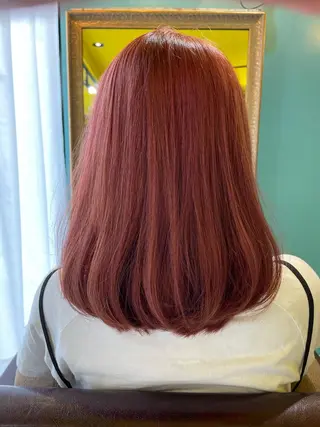 ミディアム 末石 智のヘアスタイル
