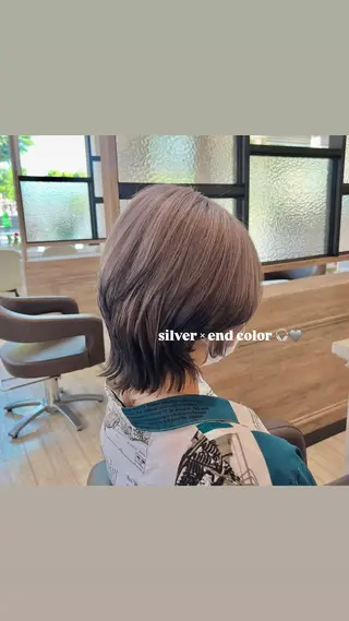 ショート カラー ブリーチなしダブル カラー/なぎ🦖ᩚのその他イメージ