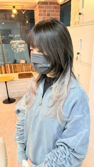 ロング ウルフレイヤー エクステ/kokiのヘアスタイル