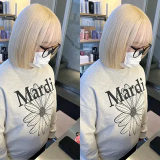 ミディアム カラー yoriダブルカラー 代表すがわらのヘアスタイル