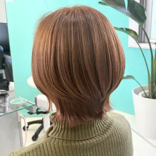 ショート カラー デザインカラー/ ボブ/Natsukiのヘアスタイル