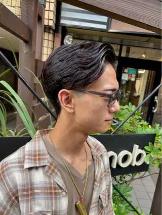 ヘアアレンジ メンズ イツキ🌕デザインカ ラー🥨髪質改善🫧のヘアスタイル