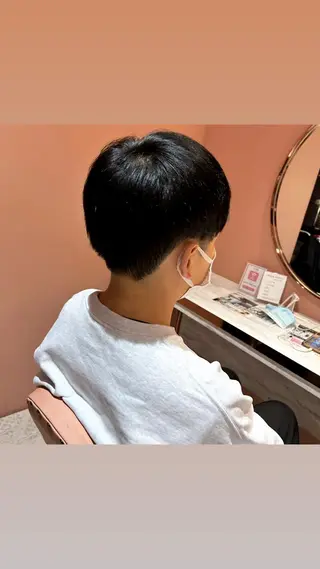 メンズ 縮毛矯正・髪質改善 特化 出納 直起のヘアスタイル