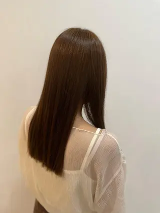 セミロング 西能 心音のヘアスタイル