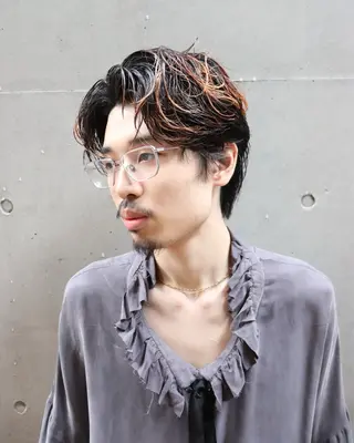 パーマ メンズ 似合わせカット /パーマ岡本淳平のヘアスタイル