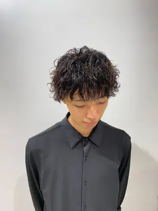 ショート パーマ メンズ Riganuts王子 Hayato✂︎のヘアスタイル