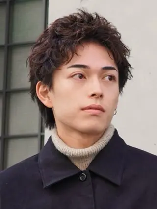 ショート メンズ 深谷 侑亮のヘアスタイル