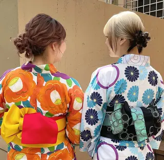 ヘアアレンジ yumemiレイヤー ✴︎ 透明感カラーのヘアスタイル