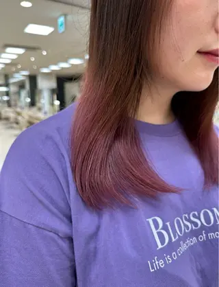 ロング カラー 艶髪 黄金比みくのヘアスタイル
