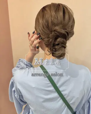 ヘアアレンジ エクステ＆ヘアセット Milaのヘアスタイル