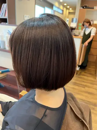 ショート カラー パーマ 大人女子&髪改善専門 Nobuフリーランスのヘアスタイル